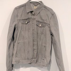New Grey Denim Jacket